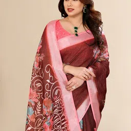 Moda Rapido Floral Embellished Saree image 5