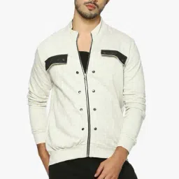 Campus Sutra Cream Regular Fit Jacket-picture-31