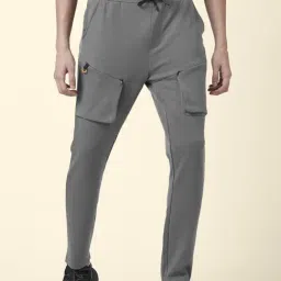 Ajile by Pantaloons Grey Cotton Slim Fit Trackpants-picture-23
