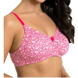 Rosaline by Zivame Pink Non-Wired Non Padded Bra image 4