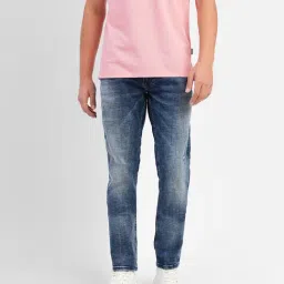 Jack & Jones Blue Slim Fit Lightly Washed Jeans-picture-23