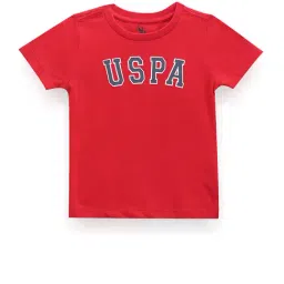 U.S. Polo Assn. Kids Red Printed T-Shirt-picture-19