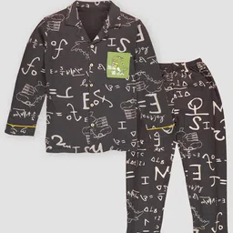 Little Surprise Box LLP Unisex Kids Graphic Printed Soft Cotton Night Suit-picture-28