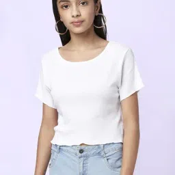 Coolsters by Pantaloons Kids Pink & White Cotton Printed Dress image 5