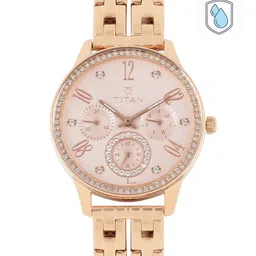 Titan Purple Women Gold Analogue watch NL95040WM01-picture-26