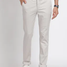 Turtle Men Printed Relaxed Tapered Fit Chinos Trousers image 1