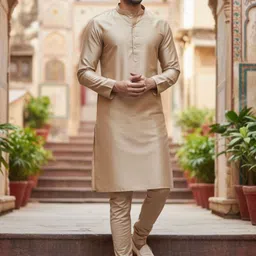 KISAH Men Regular Kurta with Churidar-picture-29