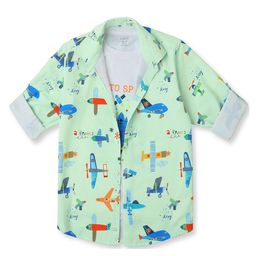CAVIO Boys Spread Collar Conversational Printed Cotton Casual Shirts & T-Shirt-picture-15