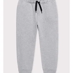 Trampoline Cotton Blend Knit Pack of 3 Solid Track Pants - Black Light & Charcoal Grey image 4