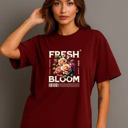 Moda Rapido Women Floral Printed T-shirt image 4