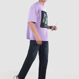 Beyoung Men Original Indigo Blue Distressed Regular Fit Jeans image 3