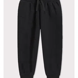 Trampoline Cotton Blend Knit Pack of 3 Solid Track Pants - Black Light & Charcoal Grey image 5