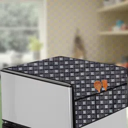 The Furnishing Tree Grey Plastic Refrigerator Cover-image-86