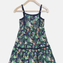 MINIKLUB Kids Navy Printed Dress-picture-35