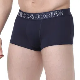 Jack & Jones Men Pack Of 2 Solid Cotton Trunks image 3