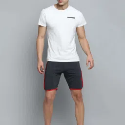 showoffff SHOWOFF Dark Grey Regular Fit Shorts image 4