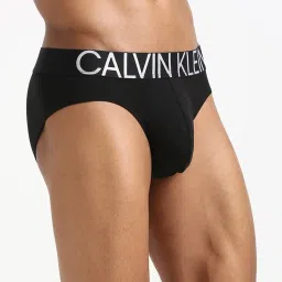 Calvin Klein Underwear Black Slim Fit Logo Printed Briefs image 4