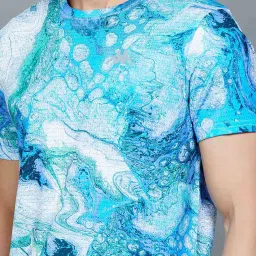 KAPPA Blue Regular Fit Printed T-Shirt image 4