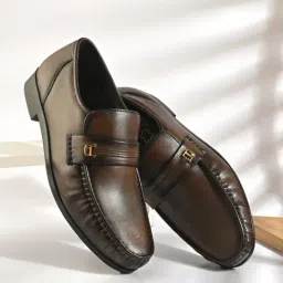Hitz Men's Brown Formal Loafers-picture-11