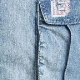 Tiny Girl Girls Mid-Rise Light Fade Stretchable Baggy Jeans image 2