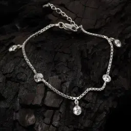 Clara Pia 92.5 Sterling Silver Swarovski Zirconia Bracelet-picture-24