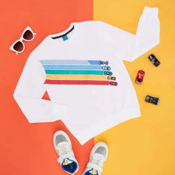 YU by Pantaloons Kids Off-White Printed Full Sleeves Sweatshirt-picture-36