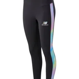 New Balance Black Printed Tights-image-1