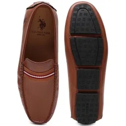 U.S. Polo Assn. Men's BICKFORD 2.0 Tan Casual Loafers image 4