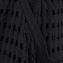 Styli Black Plain Cardigan image 4