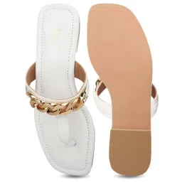 Inc.5 Women's White T-Strap Sandals image 4