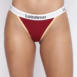 La Intimo Multicolored Comfort Fit Panties - Pack Of 6 image 4
