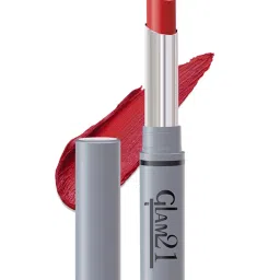 Glam21 Non Transfer Lipstick 01 Red Mousse - 2.8 gm image 4