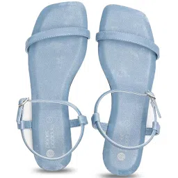 planet paaduks Paaduks Women's Luxe Blue Ankle Strap Sandals image 4