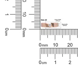 C. Krishniah Chetty Group Gold & Diamond Luminous Solitaire Ring image 4
