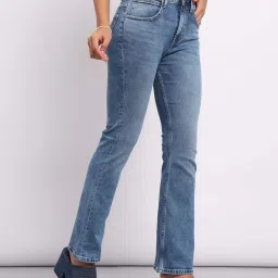 Lee Indigo Relaxed Fit High Rise Jeans image 4