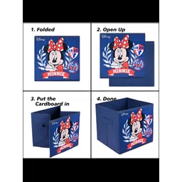 YK Navy Blue & Red 4 Pieces Disney Printed Multi-Utility Organisers image 5