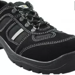 Worktoes Steel Toe Safety Shoes PU Sole UK 5 Black Jason Low Black-picture-25