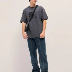 The Bear House Black Nylon Regular Fit Self Design Shirts image 4