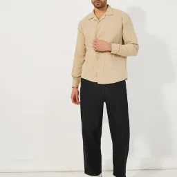 Styli Black Relaxed Fit Lightly Washed Jeans image 4