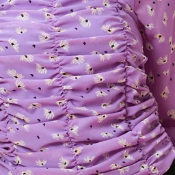 Globus Purple Floral Print Top image 4