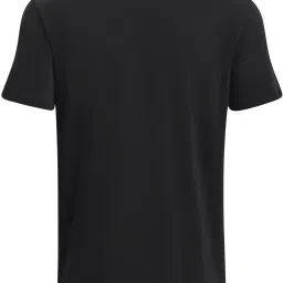 Under Armour Black Cotton Regular Fit Sports T-Shirt image 4