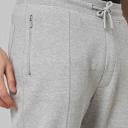celio celio* Grey Melange Regular Fit Joggers image 4
