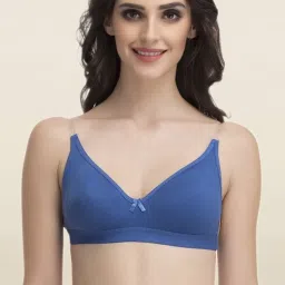 Clovia Blue Non Wired Non Padded Bra image 1