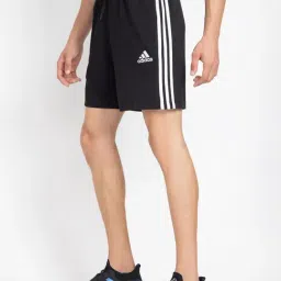 adidas Black Striped Shorts image 3