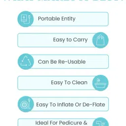 O3+ Pedilogix Inflatable Pedicure & Manicure Tub - 270 gm image 4