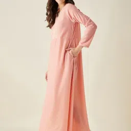 The Kaftan Company Peach Night Dress image 4