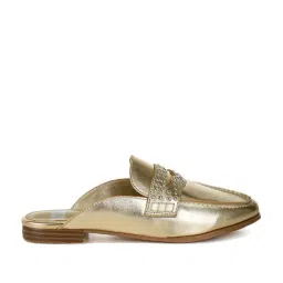 Rag & Co Women's Golden Mule Shoes image 2