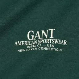 GANT Boys Green Pure Cotton Printed T-Shirt image 2