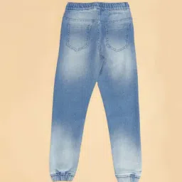 Pantaloons Junior Blue Cotton Embroidered Jeans image 4