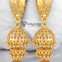 VIVASTRI Gold-Toned Alloy Earrings-image-63